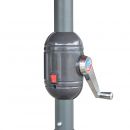 Hélios Chapéu-de-sol central, vermelho, 270 cm | Helios