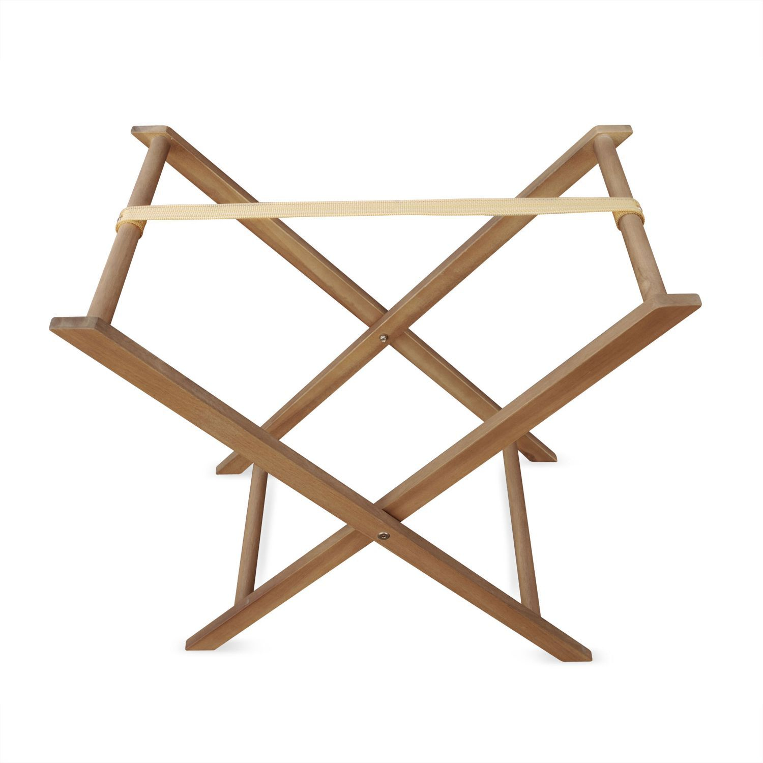 Mesa auxiliar de madera Murcia con bandeja desmontable de 68x44 cm