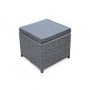 Vasto 10 Mesa de jardim, resina trançada, cinzento, 10 lugares | Vasto