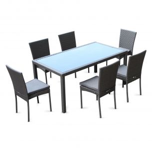 Bergamo Mesa de jardim, cinzento, 6 lugares | Bergamo | Alice's Garden