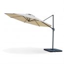 Biscarosse Chapéu-de-sol, excêntrico, redondo, bege, 350 cm | Biscarosse