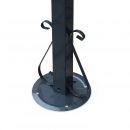 Lugdunum Pérgola antracite/branco, tratamento com epóxi, poliéster | Lugdunum