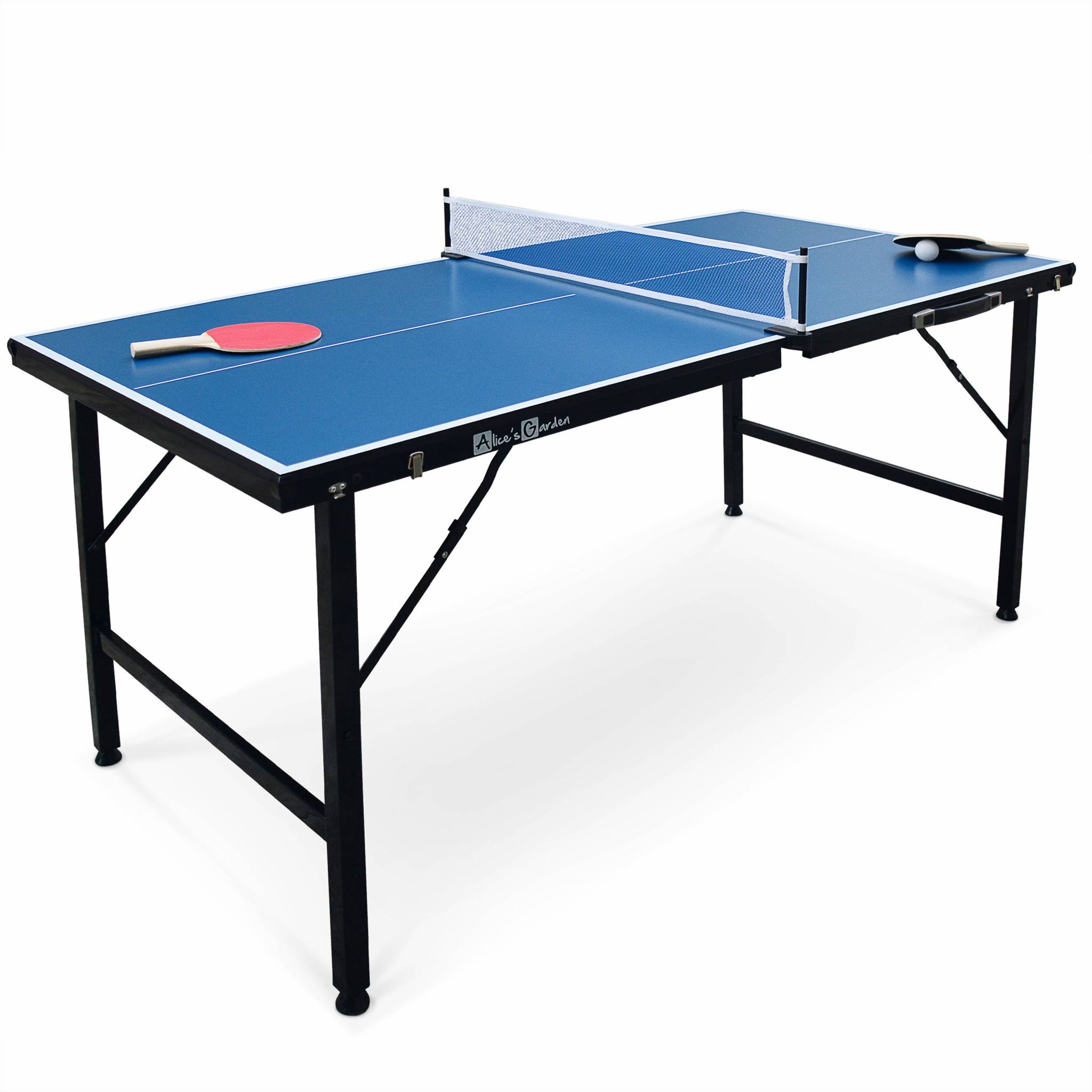Image of Mini tavolo da ping-pong con accessori, blu