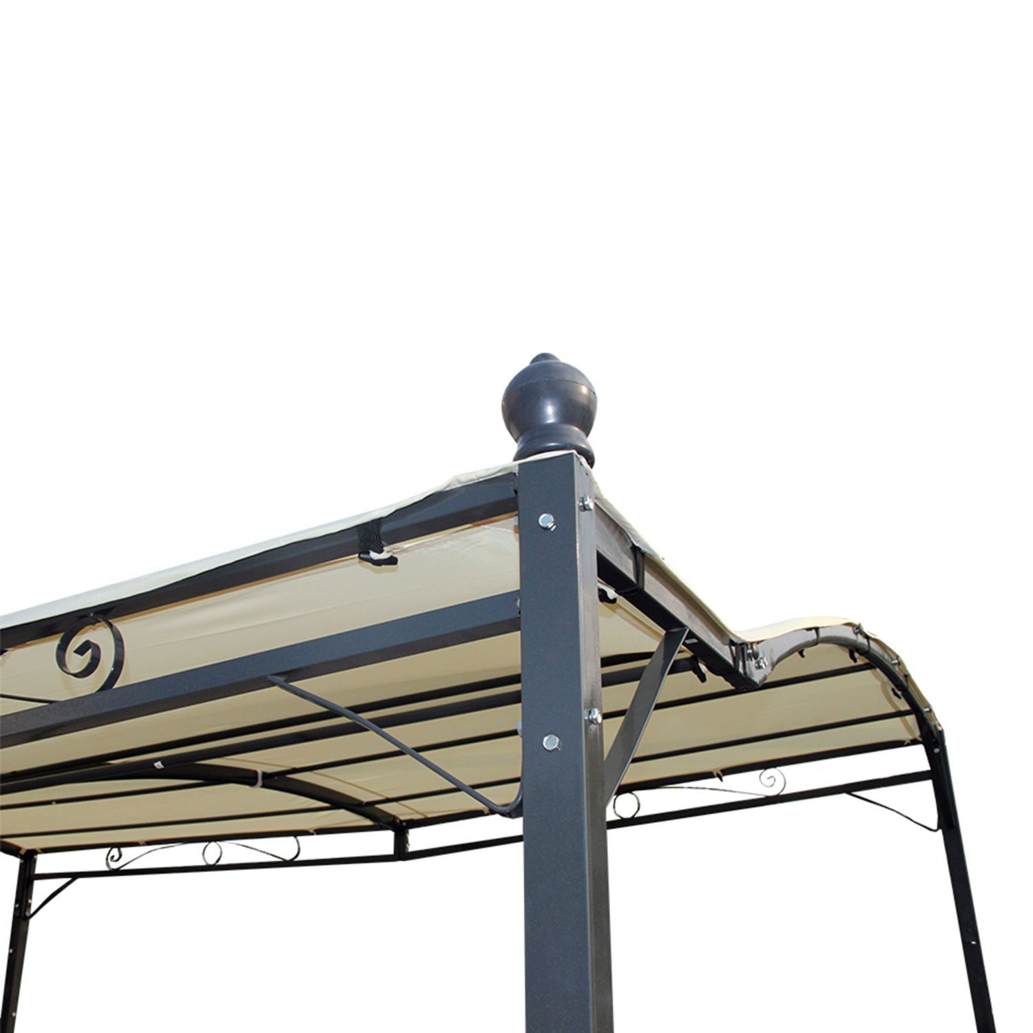 Wallmounted gazebo 3x2.5m