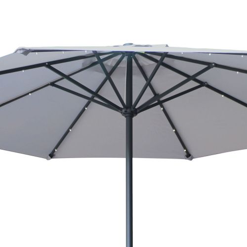 Hélios Chapéu-de-sol central, cinzento-claro, 270 cm | Helios