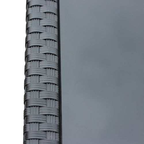 Mesa de jardim, de encaixar, resina trançada, preto, cinzento, 10 lugares Foto9 Vasto 10 Mesa de jardim, resina trançada, preto, cinzento, 10 lugares | Vasto