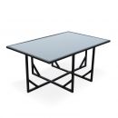 Vasto 10 Mesa de jardim, resina trançada, preto, cinzento, 10 lugares | Vasto
