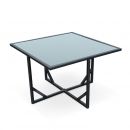 Vasto 8 Mesa de jardim, resina trançada, preto, cinzento, 8 lugares | Vasto