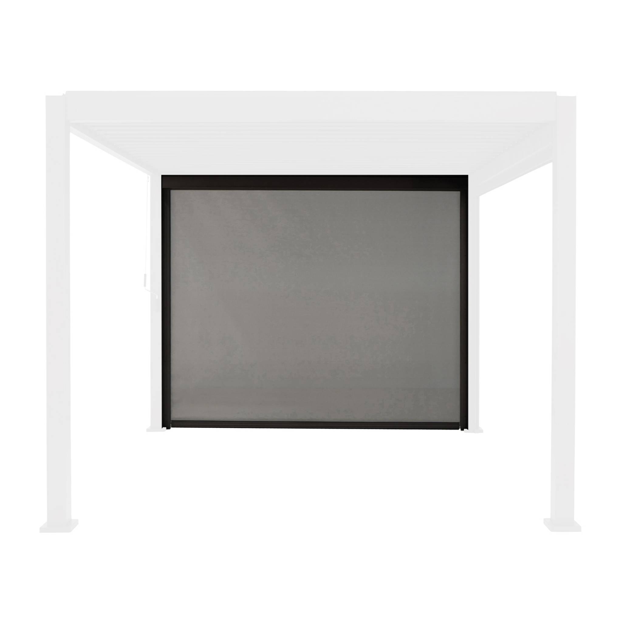 Tenda laterale da 3m per la pergola triomphe, grigio