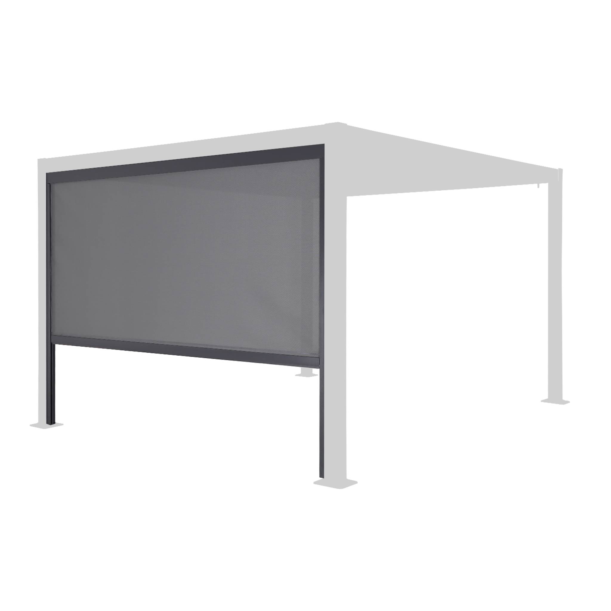 Tenda da sole 3m per pergola palace, antracite