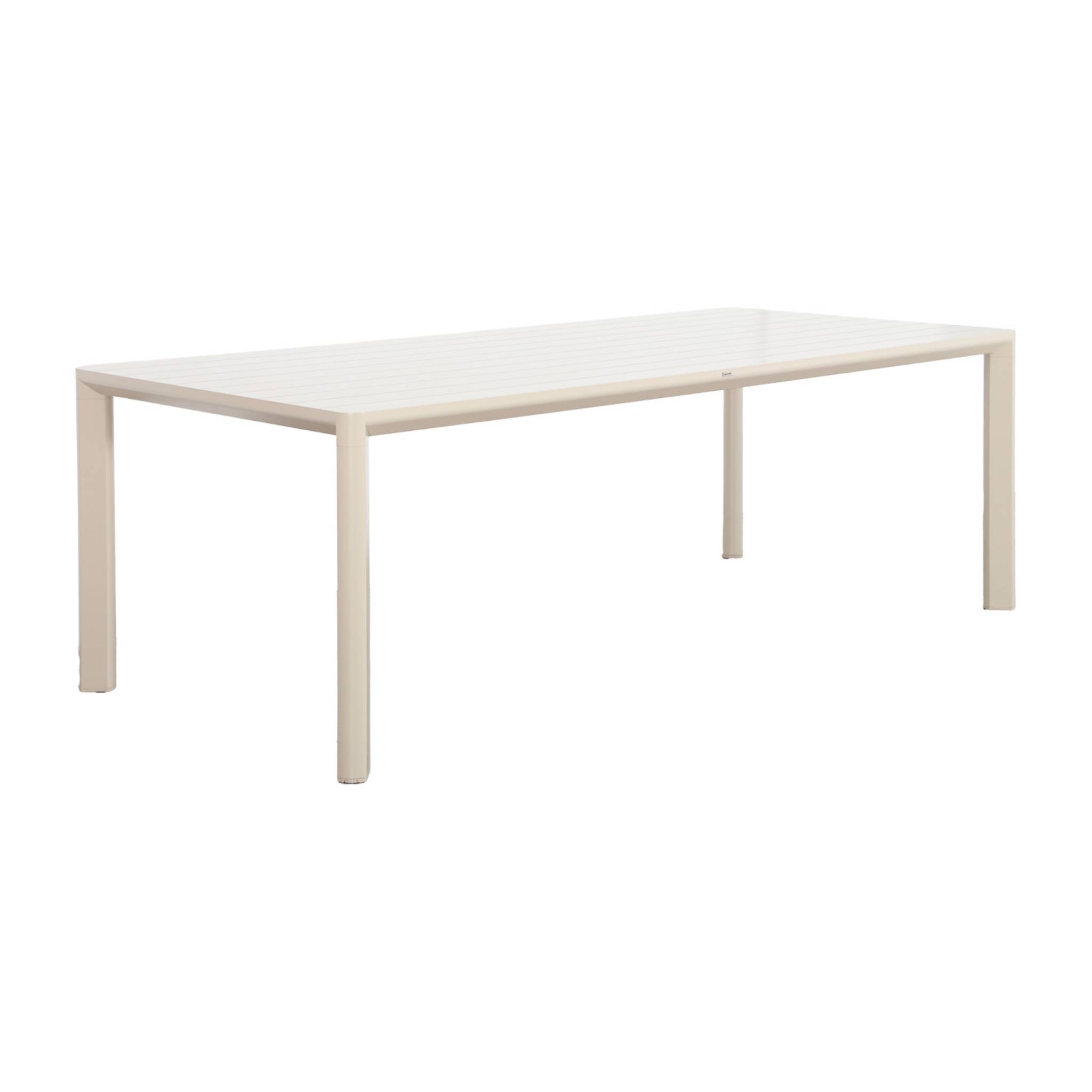 Image of Tavolo da giardino in alluminio, 8 posti, beige
