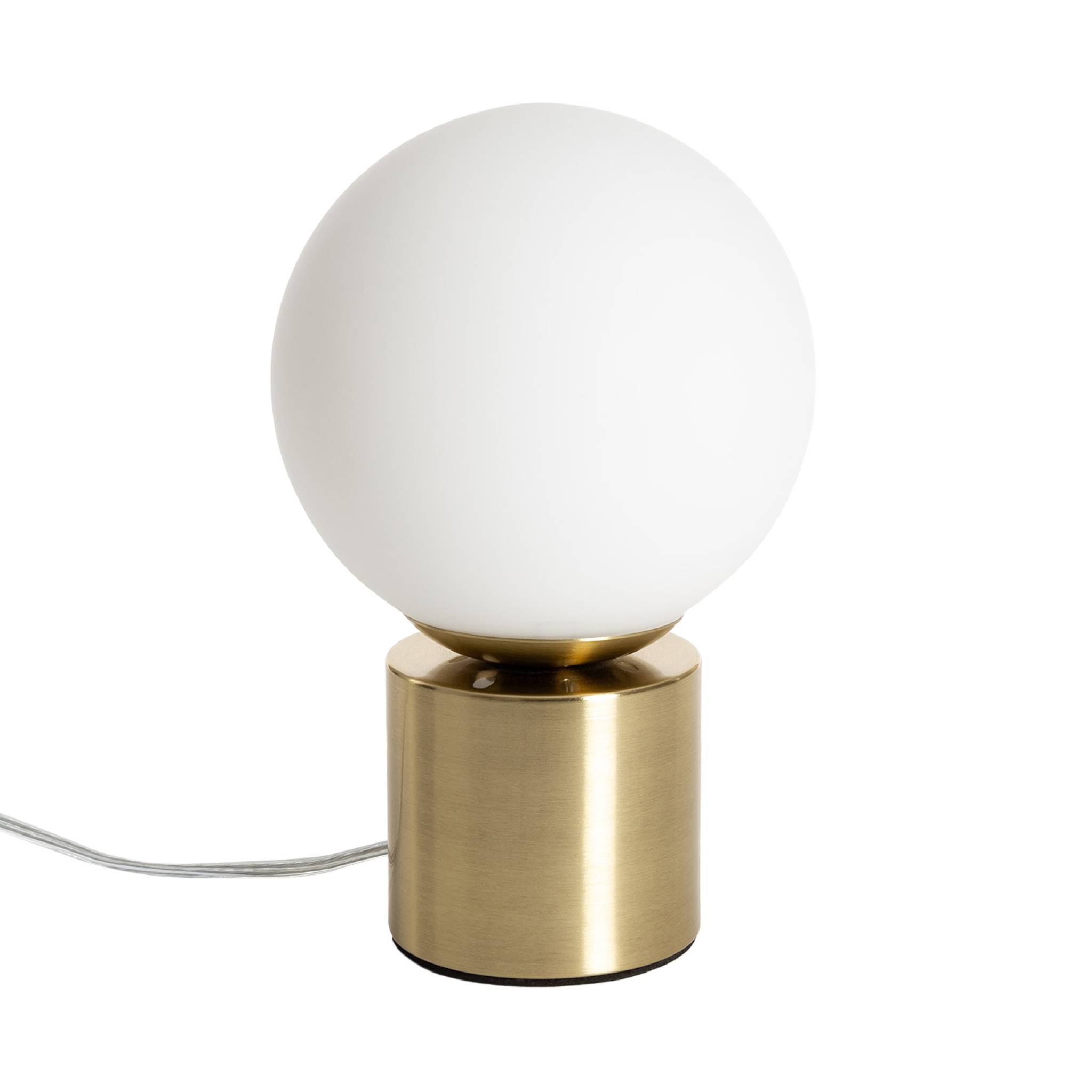 Lampada in metallo e vetro, 25cm