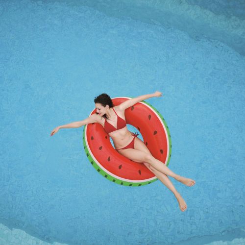 Turbulentie venijn poort Zwemband watermeloen, Ø 110 cm, WATERMELON S, zwemband watermeloen