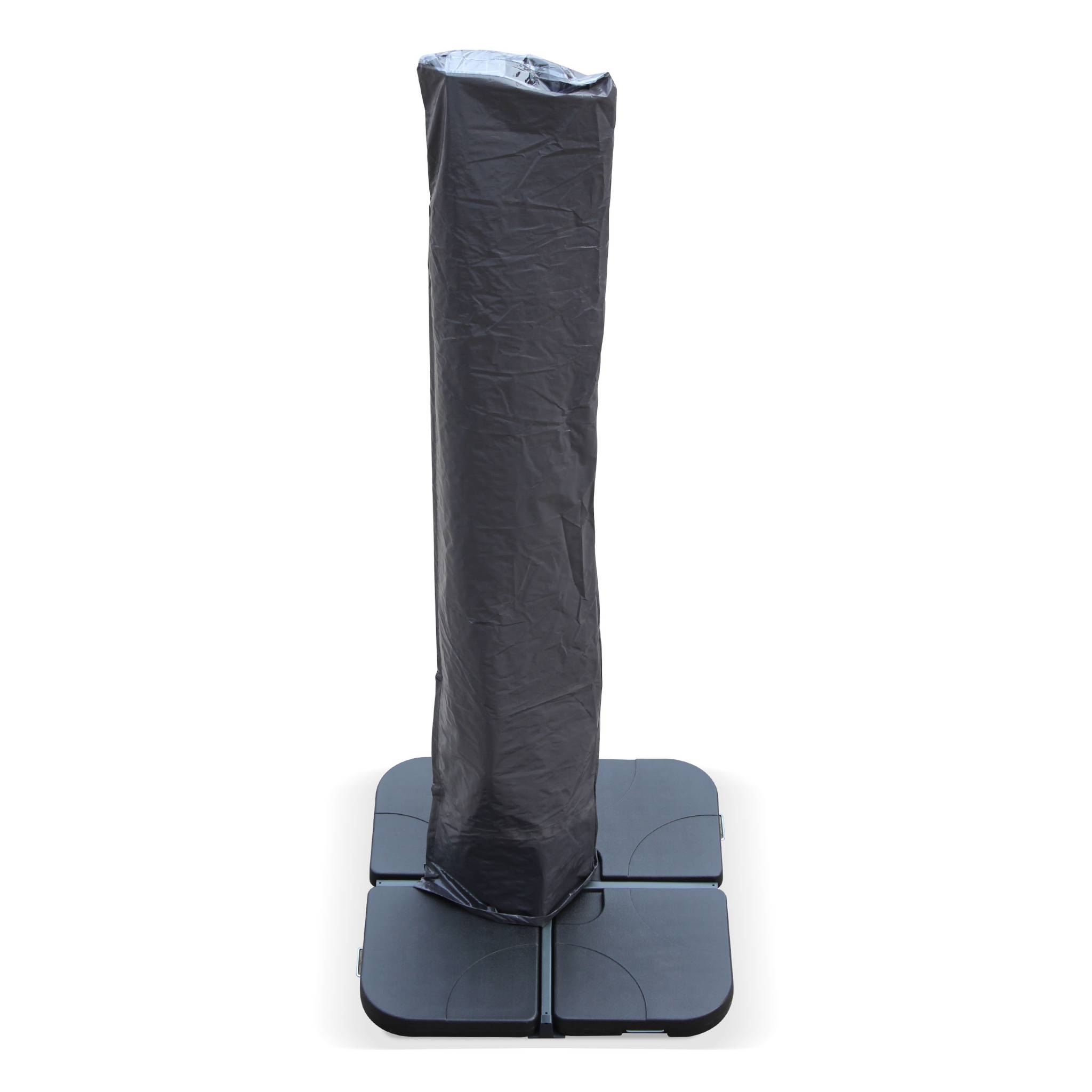 Telo parasole 3x4m, nero