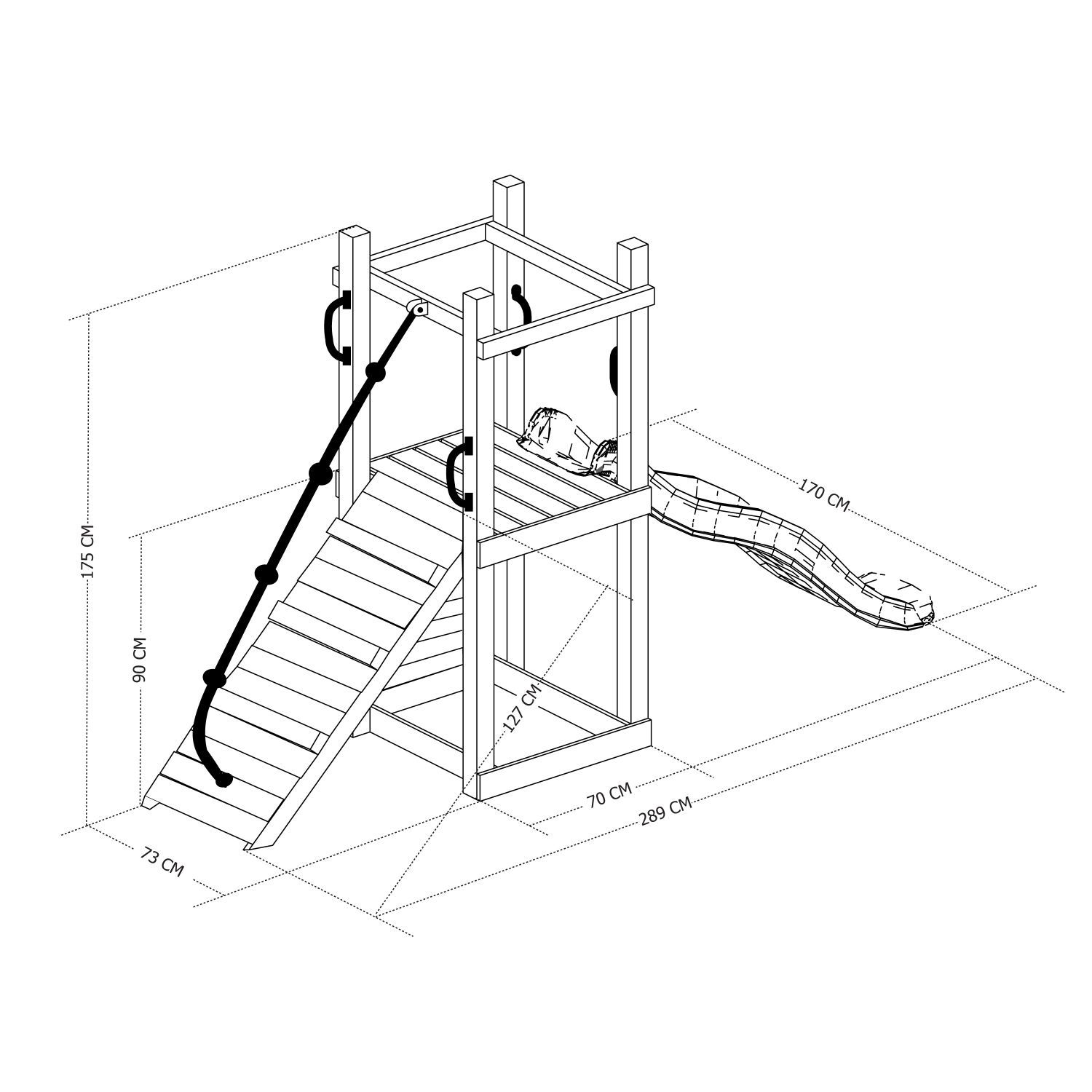 Dessin De Toboggan / Coloriage Coloriage Enfant Au Toboggan Gratuit
