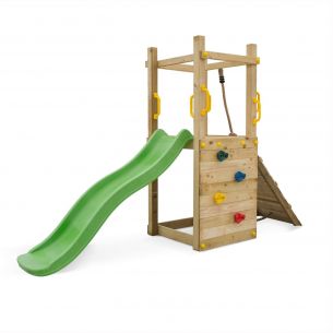 Aire De Jeux Toboggan Portique Balancoire Jardin Alice S Garden