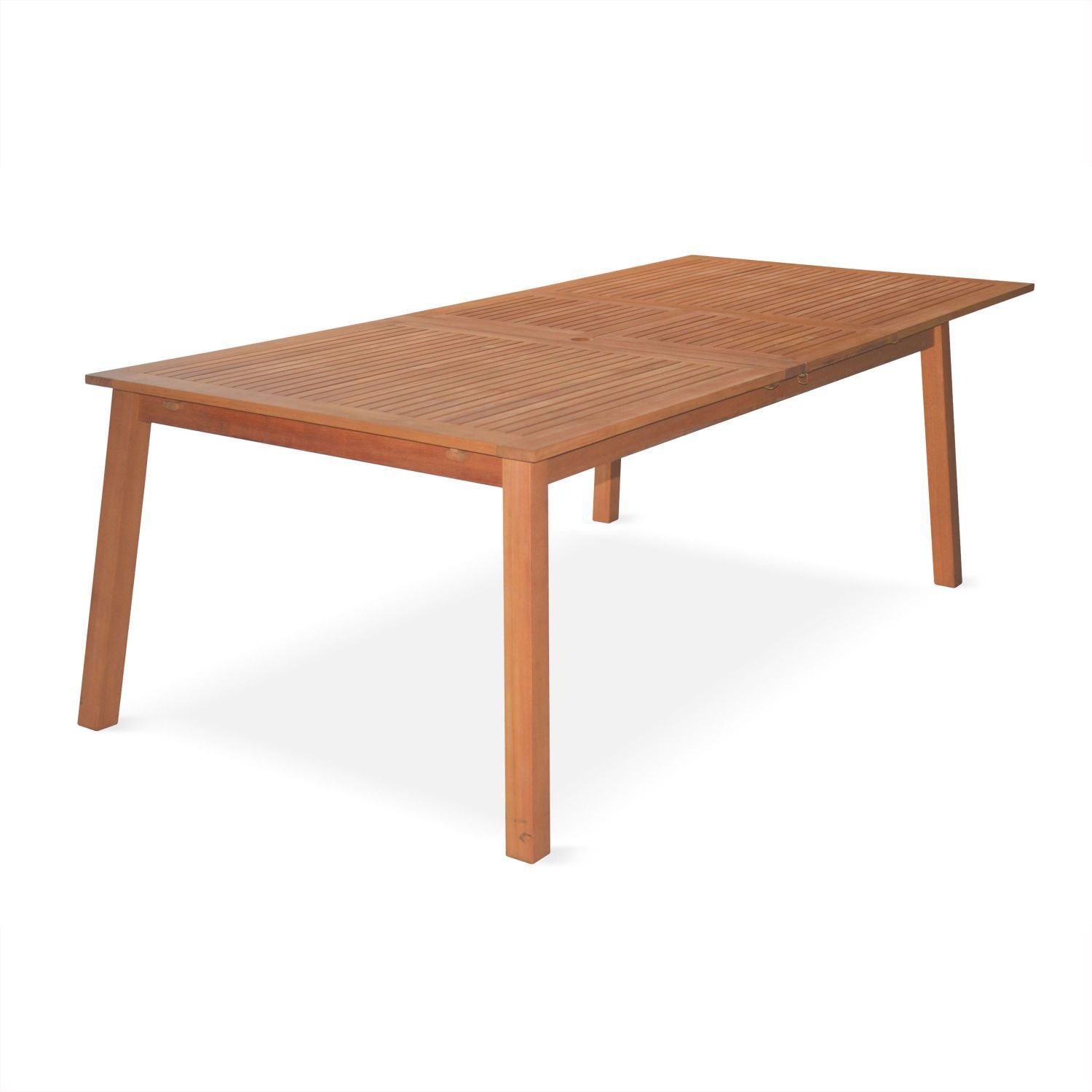 Uitschuifbare tuintafel 200250300m FSC eucalyptus hout