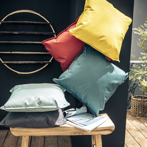Coussin Carre 50x50 Cm Sunny Jaune Coussin De Decoration