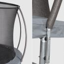 Mars Inner Trampolim redondo Ø 305cm cinza com rede de segurança interna - Mars Inner