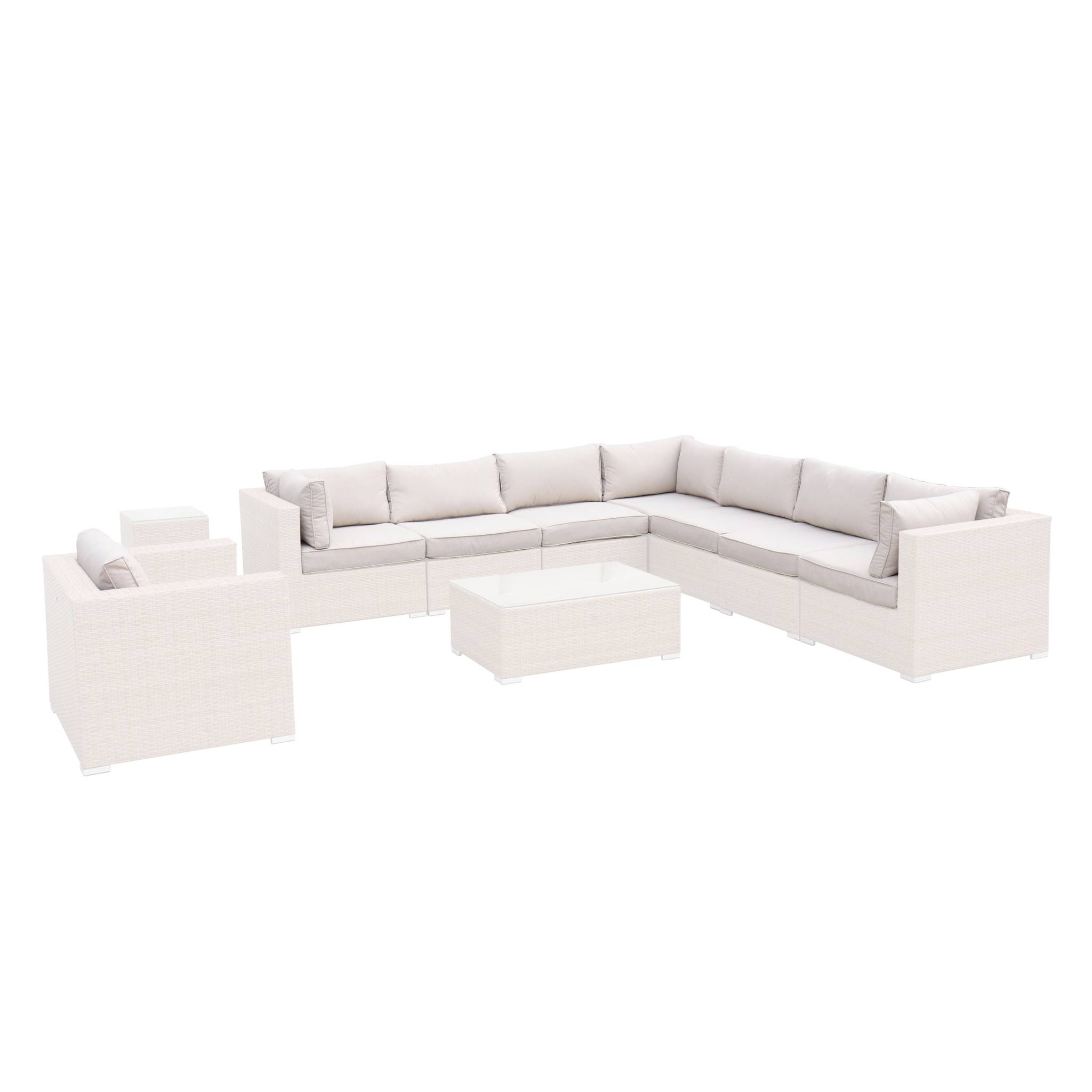 Fodere per cuscini da giardino venezia, beige