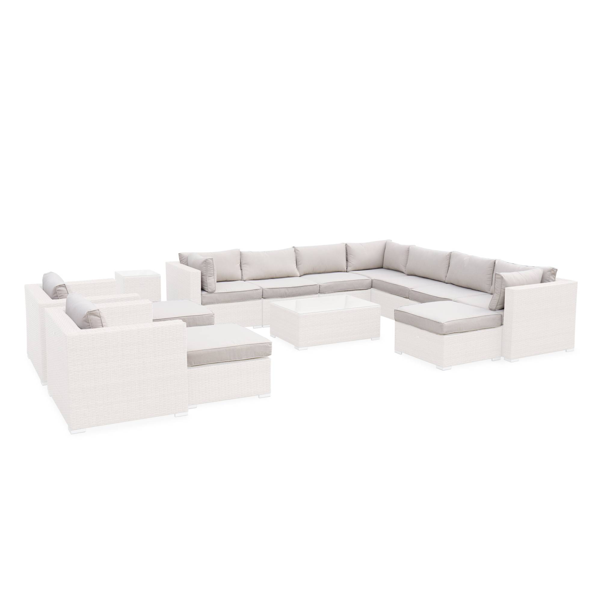 Set fodere per salotto tripoli, beige