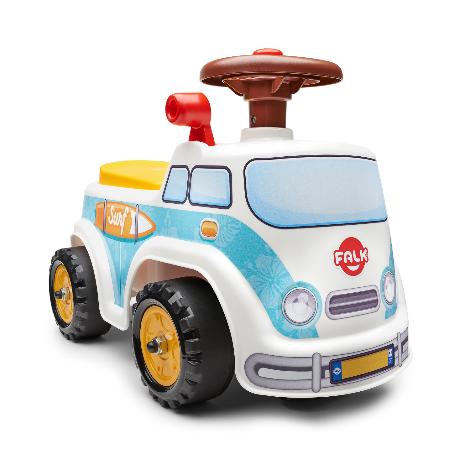 Babyrutscher Minivan Surf mit aufklappbarem Sitz, Lenkrad mit Hupe, 100