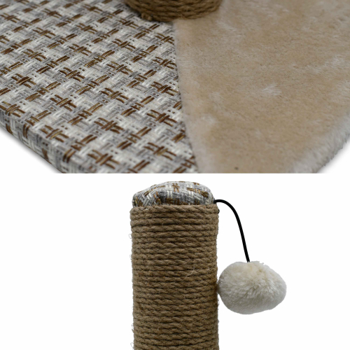 Poteau à griffer en sisal - Brume
