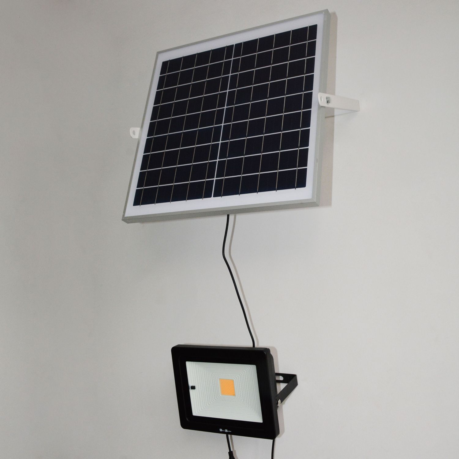 Détecteur mvt extérieur-Émetteur avec cellule solaire Projecteur Puissant Cave DEL solaire de