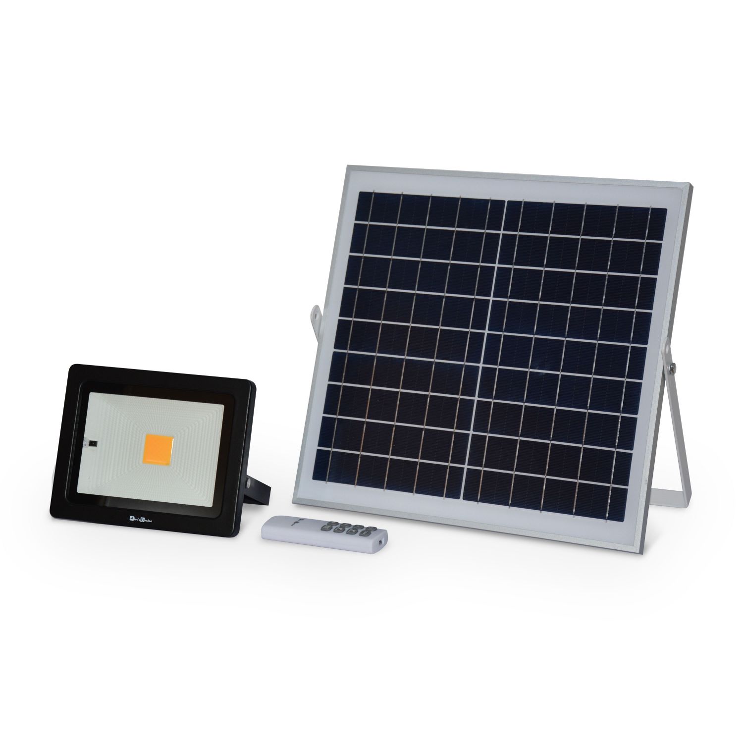 Détecteur mvt extérieur-Émetteur avec cellule solaire Projecteur Puissant Cave DEL solaire de