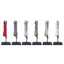 Biscarosse Chapéu-de-sol, excêntrico, redondo, vermelho, antracite, 350 cm