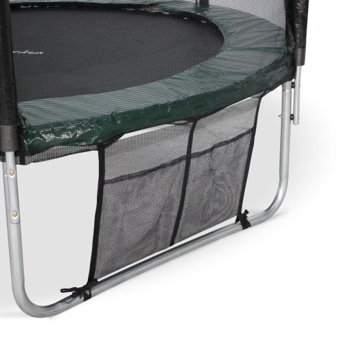 Trampolim de 245 cm, suporta até 150 kg (estrutura reforçada). Inclui: escada + cobertura de proteção + bolsa para sapatos + kit de fixação - PLUTON XXL Foto4 Pluton XXL Trampolim 245 cm, até 150 kg, kit completo, Pluton XXL