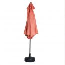 Touquet Pastel 300 cm Parasol redondo ⌀300cm - Touquet Pessêgo- mastro central de alumínio orientável e manivela de abertura