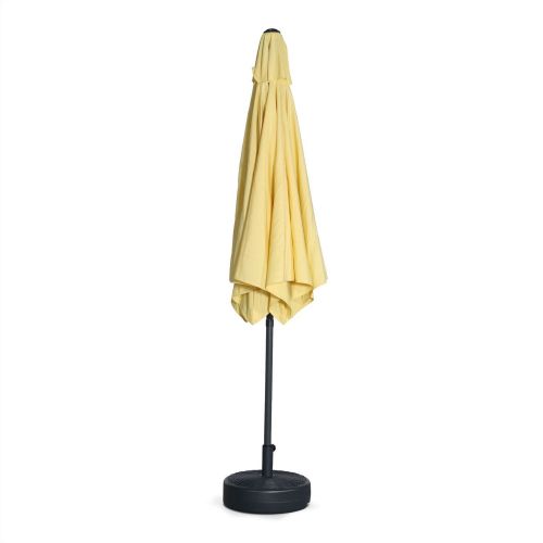 Touquet Pastel 300 cm Parasol redondo Ø300cm - Touquet Pastel Amarelo - mastro central orientável em alumínio e manivela de abertura