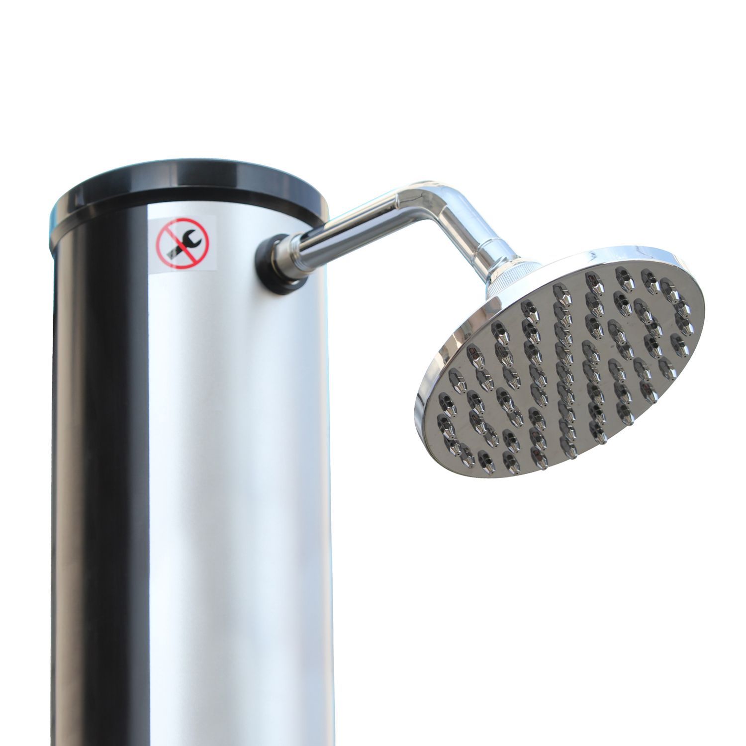 Douche solaire d'extérieur pour piscine, terrasse, jardin avec mitigeur