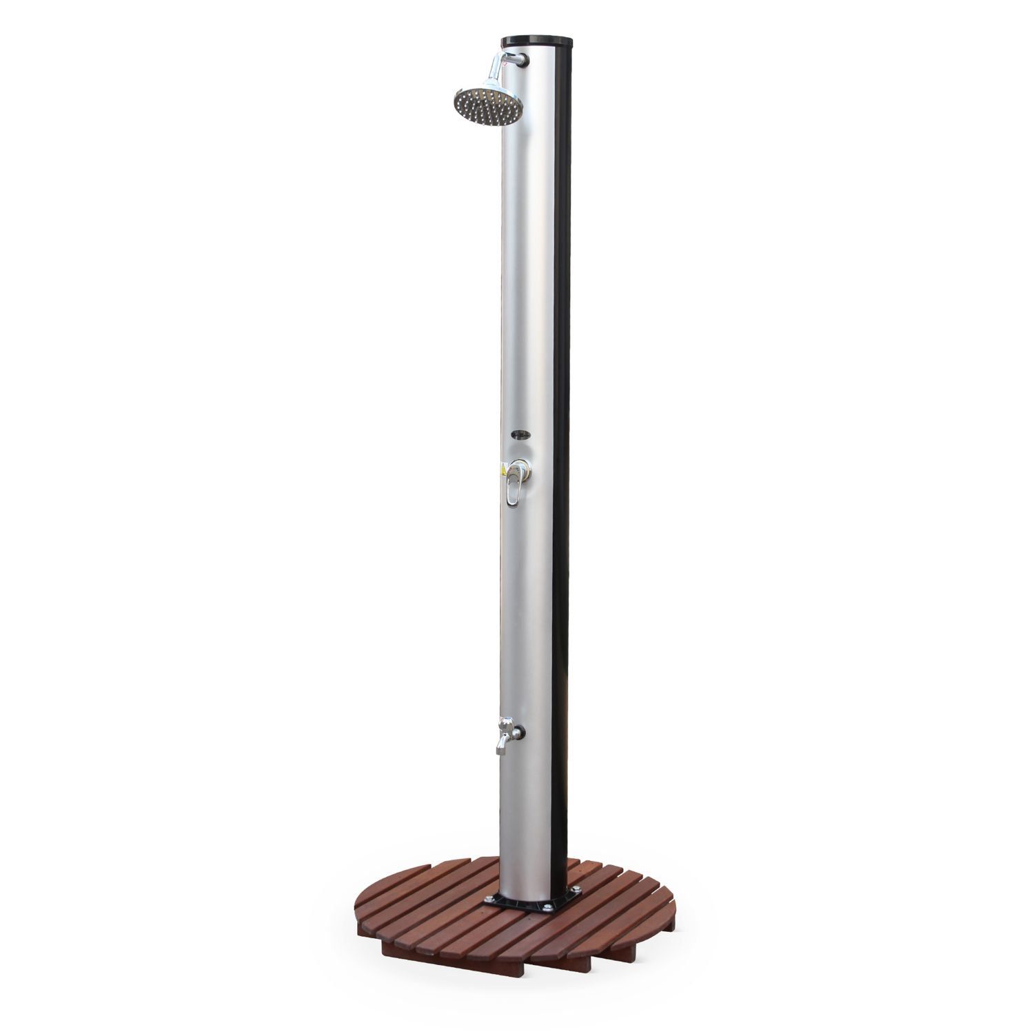 Douche solaire d'extérieur pour piscine, terrasse, jardin avec mitigeur