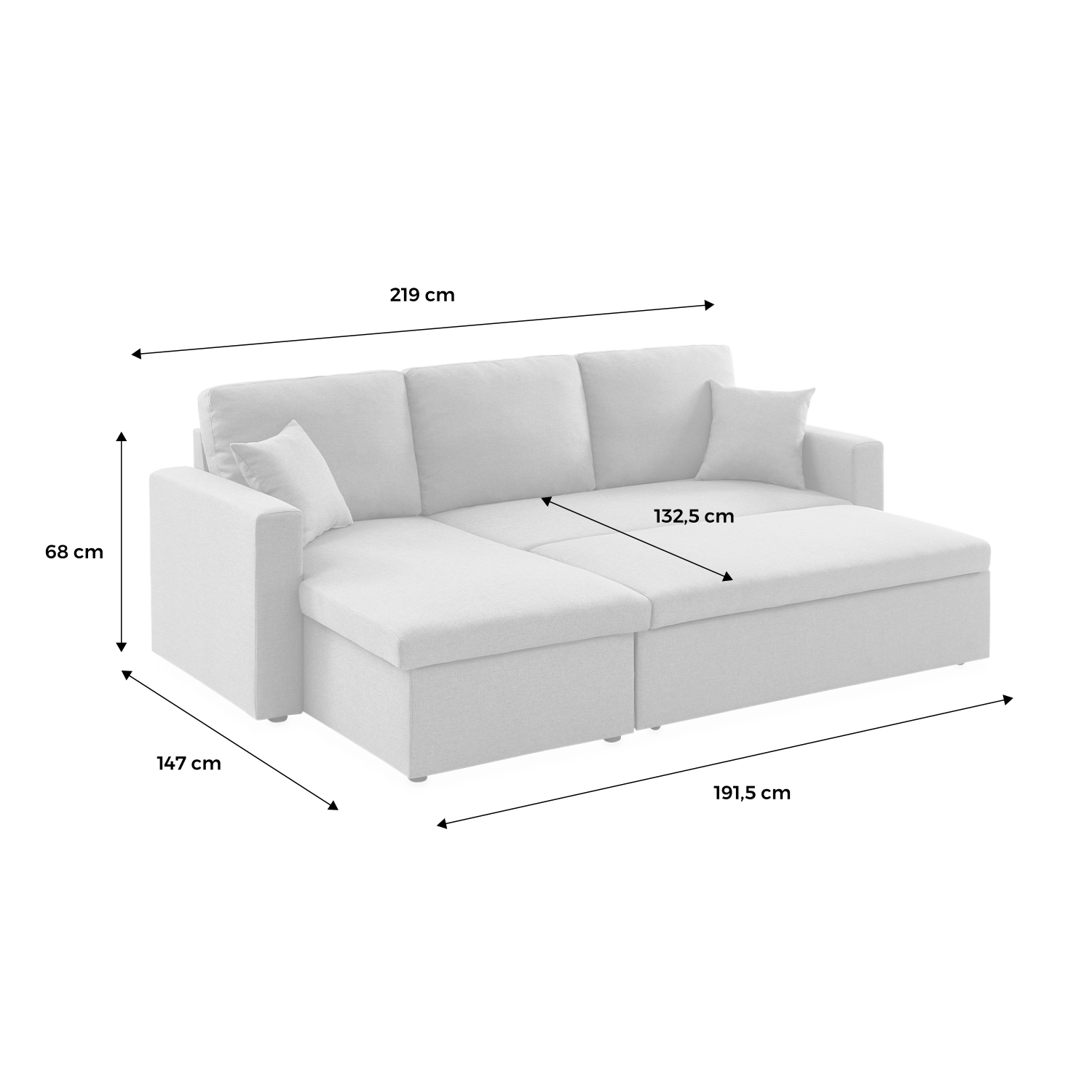 3seater reversible corner sofa bed eBay
