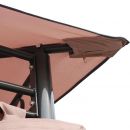 Tolosa Pergola, Mandris, Tecido, Aço reforçado, Castanho, 3x3m | Tolosa