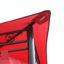 Tolosa Pergola, Tecido, Aço Reforçado, Vermelho, 3x3m | Tolosa